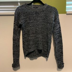 Black and grey light sweater